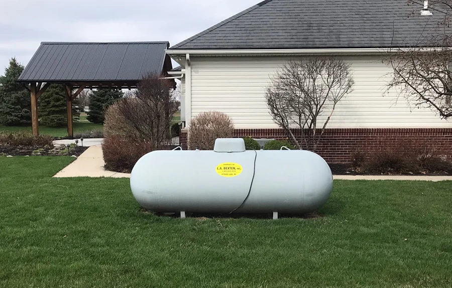 Propane Tank at a residential home